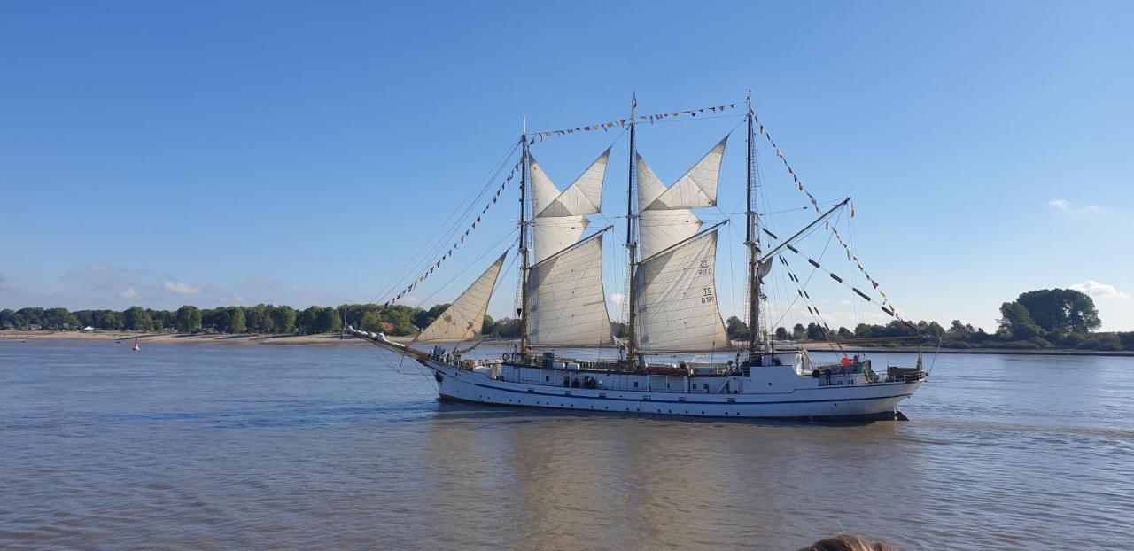 Weser-Koje Daire Elsfleth Dış mekan fotoğraf